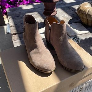 Suede lucky brand boots